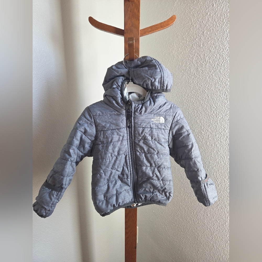 The North Face Charcoal Quilted Jacket